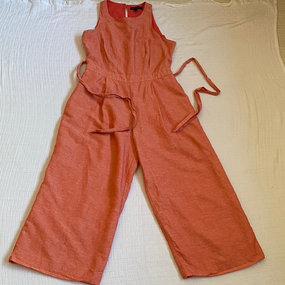 BANANA REPUBLIC Coral Sleeveless Jumpsuit